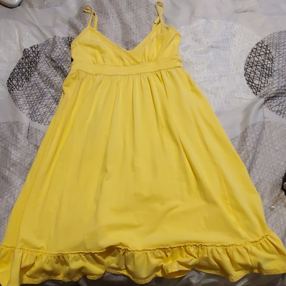 Yellow summer dress